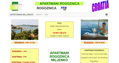 Desktop Screenshot of apartmani-rogoznica.info