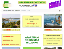Tablet Screenshot of apartmani-rogoznica.info